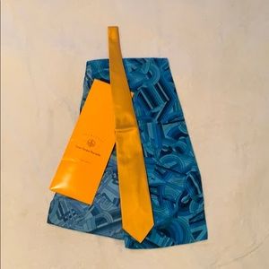 Veuve Clicquot Yellow Silk Tie